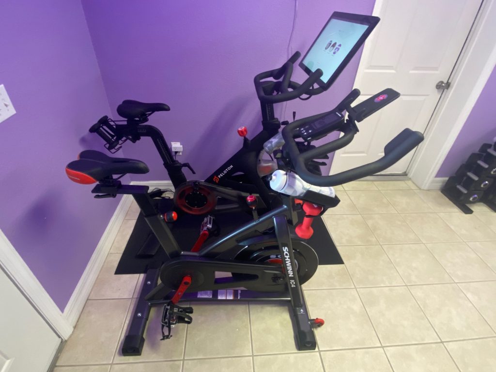 using schwinn ic4 with peloton